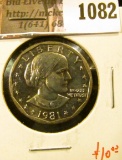 1082 . 1981-D Susan B. Anthony Dollar, BU, value $10+