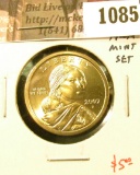 1085 . 2007-P Sacagawea Dollar, BU from Mint Set, value $5+