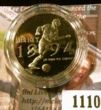 1110 . 1994-P World Cup Soccer Tournament Commemorative Half Dollar