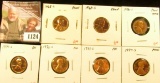 1124 . (7) Proof Lincoln Memorial Cents, complete date run 1968-S t