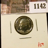 1142 . 1957 Proof Roosevelt Dime, value $5