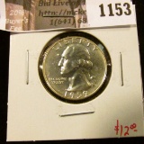 1153 . 1959 Proof Washington Quarter, value $12