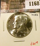1168 . 1965 SMS Proof-like Kennedy Half Dollar, value $20