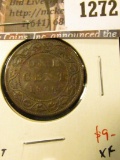 1272 . 1906 Canada One Cent, XF, value $9