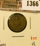1366 . 1914 Canada Ten Cents, VG, value $5