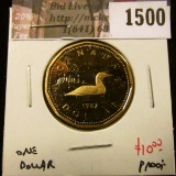 1500 . 1987 Canada One Dollar, Proof, value $10+
