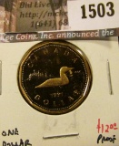 1503 . 1991 Canada One Dollar, Proof, value $12+