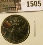 1505 . 2000 Canada Post Millenium 25 Cents sized Token, value $10+