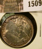 1509 . 1939 Canada Royal Visit Silver Medal, Unc toned