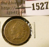 1527 . 1863 Indian Head Cent, Good.