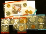 1551 . Lot of partial U.S. Mint Sets: 1970 Cents PDS, Nickels DS, D