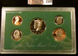1588 . 1995 S United States five-piece Proof Set. original as issue
