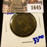 1645 . Ireland 1820 Half Penny Token