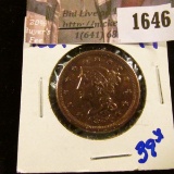 1646 . 1854 Coronet Head Large Cent