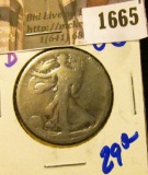 1665 . 1919-D Walking Liberty Half Dollar