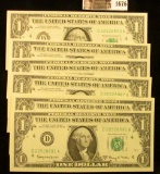 1676 . 10 Crisp and Consecutive 1963-A One Dollar Notes