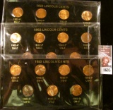 1685 . (3) Sets Of All 7 Varieties Of 1982 Memorial Cents
