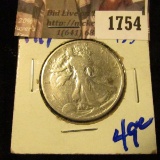 1754 . 1919 P Walking Liberty Half Dollar