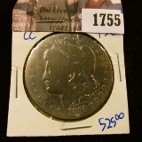 1755 . Key Date 1893 Carson City Morrgan Silver Dollar.  Only 677,0