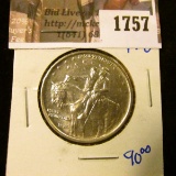 1757 . 1925 Stone Mountain Commemorative Silver Half Dollar.  These