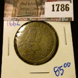 1786 . 1662 Austria Silver 15 Kreuzer Coin Dated  KM # 1145, depict