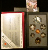 1828 . 1993 Double Dollar Canadian Proof Set.  The Dollar With The