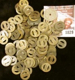 1829 . Bag Of Transit and Tax Tokens