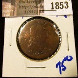 1853 . 1807 Draped Bust Large Cent