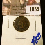 1855 . 1866 Demi Key Date Indian Head Cent