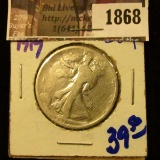 1868 . 1919 P Walking Liberty Half Dollar