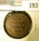 1900H Canada Large Cent. Mostly brown AU.