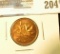 1956 Canada Maple Leaf Cent. Prooflike Red.