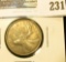 1938 Canada Silver Quarter. VF+.