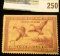 RW5 1938 Federal Migratory Bird Hunting and Conservation Stamp, not signed, partial gum.