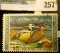 RW40 1973 Federal Migratory Bird Hunting and Conservation Stamp, signed, no gum.
