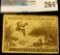 RW9 1942 Federal Migratory Bird Hunting and Conservation Stamp, not signed, no gum.