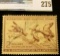 RW20 1953 Federal Migratory Bird Hunting and Conservation Stamp, signed, no gum.