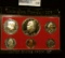 1976 S U.S. Cameo Frosted Proof Set in original box as issued.