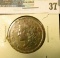 1838 U.S. Large Cent, VG, marks.