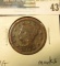 1844 U.S. Large Cent, VG, marks.