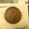 1854 U.S. Large Cent, Fine, cleaned?