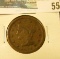 1854 U.S. Large Cent, Fine.