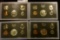1968 S, 1969 S, 1970 S, AND 1971 S PROOF SETS.  THE HALF DOLLARS IN THE 1968 S, 1969 S, AND 1970 S A