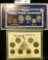 DOUBLE MINTED COIN COLLECTION.  THID SET HAS A 1909 ININAN HEAD CENT, 1909 WHEAT CENT, 1938 BUFFALO