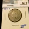 ITALY 1867 ONE LIRE COIN