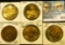 (5) Different Iowa Centennial Medals, includes: Crawford, Co., Harlan, Humboldt, Duncombe, & Derby,