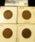1938, 45, 46, & 47 Canada Small Cents.