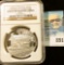 1978 IA STERLING 39mm CONESVILLE CENTENNIAL NGC slabbed MEDAL MS 68 ULTRA CAMEO #019.
