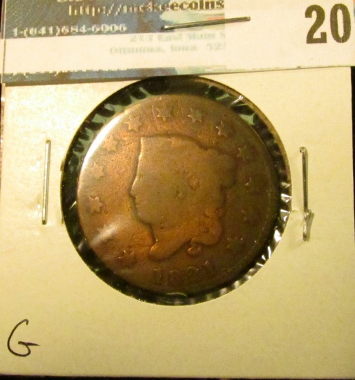 1821 U.S. Large Cent, G.