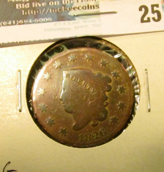 1826 U.S. Large Cent, G.